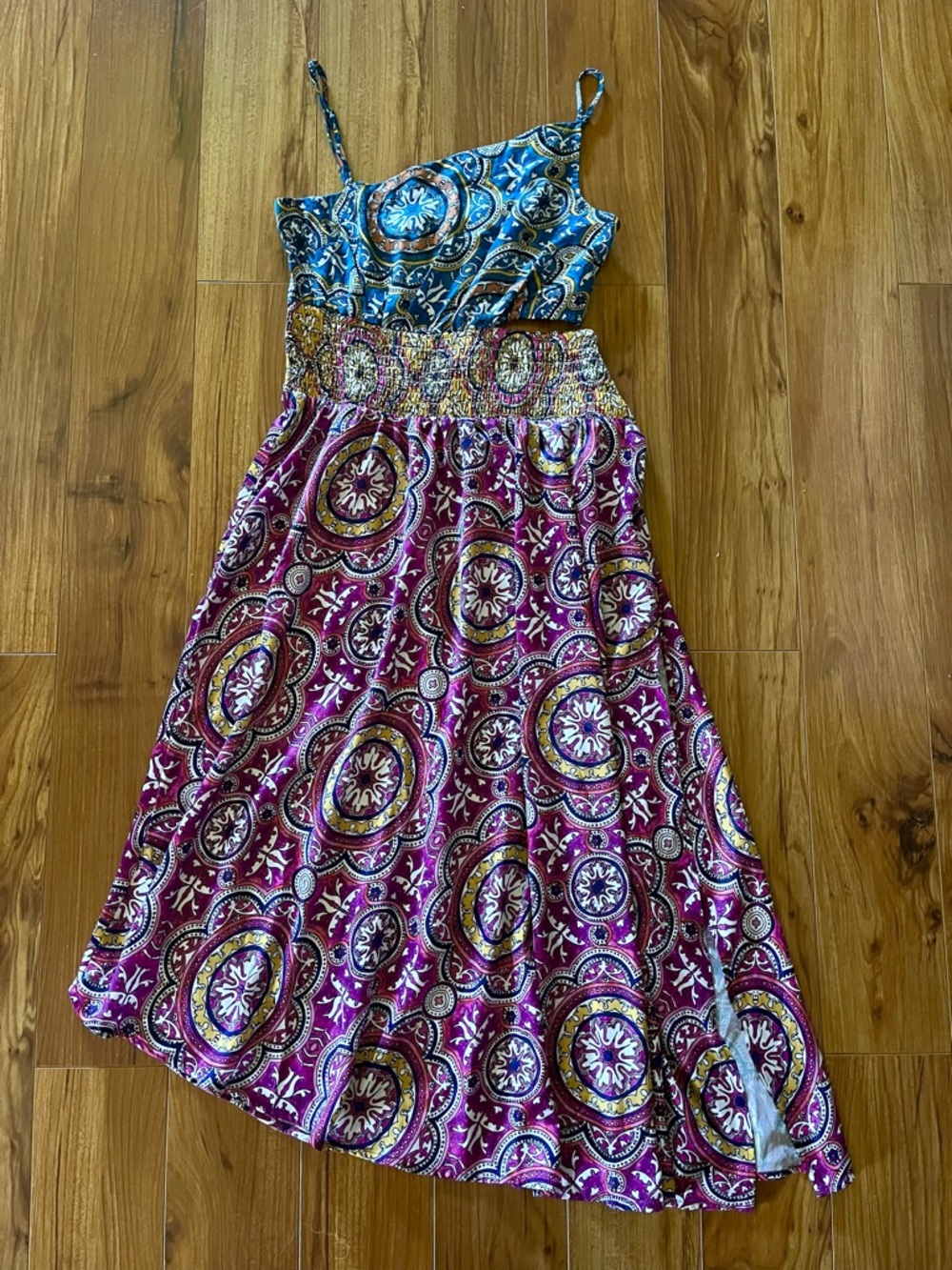 Anthropologie Cutout Smocked Dress New Small - Picture 12 of 16